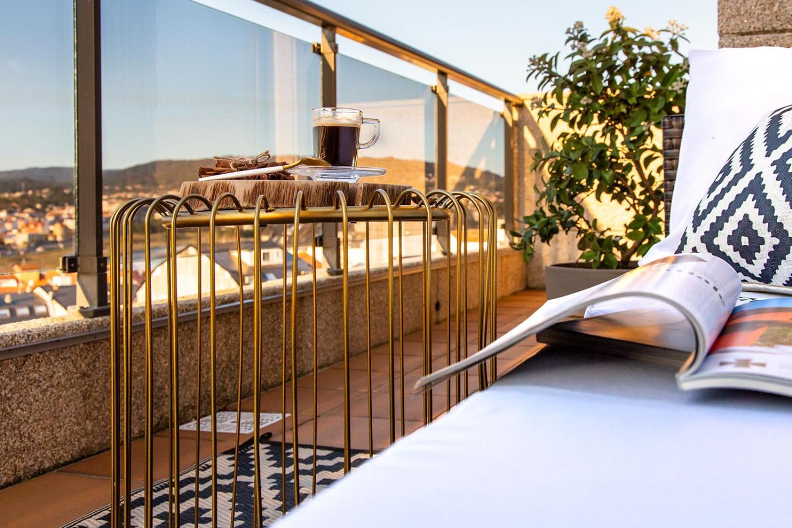 Bienvenido A Laperla Premium, Exclusivo Atico Con Vistas En Sanxenxo, Corazon De Las Rias Baixas Eksteriør bilde